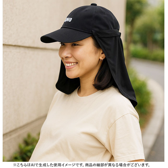 サンガード 帽子 通販 帽子につけるフラップ 帽子につける 日除け UVカバー 首元 日よけ ハット キャップ kiu キウ K469 UVカット 接触冷感 吸水速乾 | KiU | 11