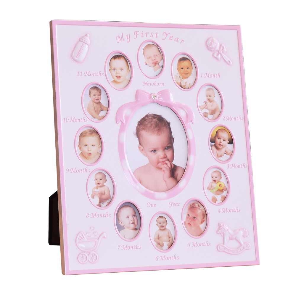 12ヶ月 ベビーフォトフレーム 通販 写真立て 複数 フォトフレーム 13窓 ベビーフレーム ベビー用品 赤ちゃん 出産祝い おしゃれ かわいい 壁掛け 置き型 12ヶ月 |  | 02