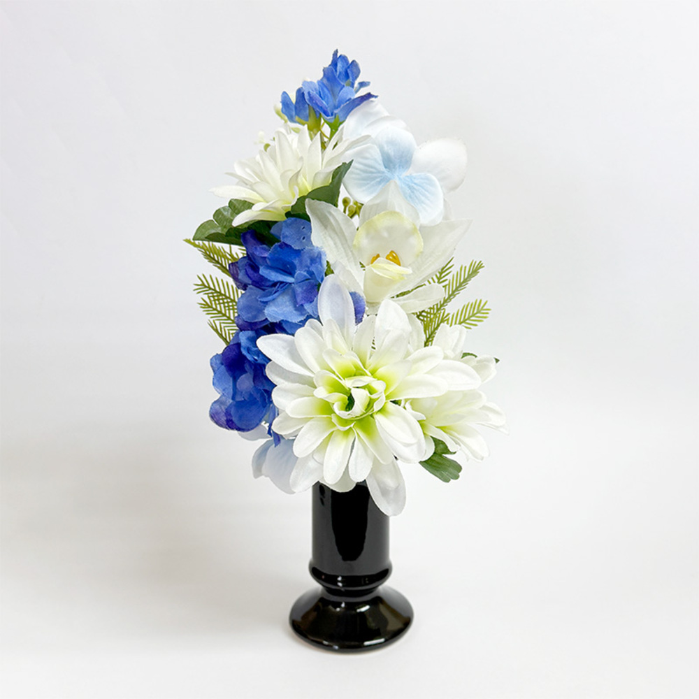 お供え花　アーティシャルフラワー造花 BACKYARD FAMILY（バックヤードファミリー） 造花 お供え 花器付き