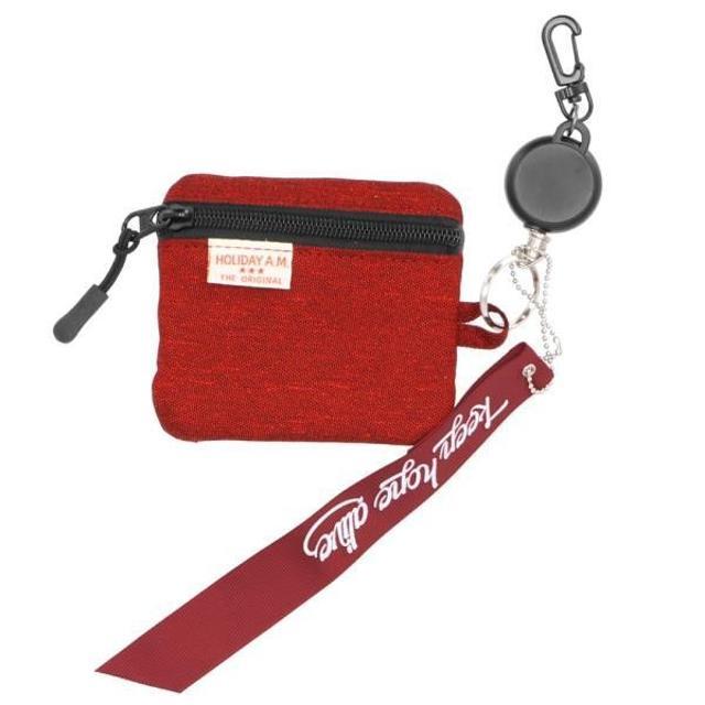 パスケース リール付き 通販 メンズ レディース 小銭入れ icカードケース おしゃれ コインケース シンプル 無地 旅行 おでかけ 子供 学生 通勤 通学 パスケース | Holiday A.M. | 04