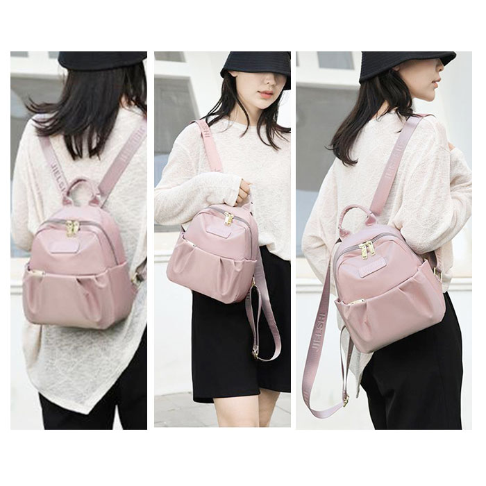 リュック 小さめ レディース ミニ 通販 リュックサック バックパック ミニリュック ナイロン 小さい コンパクト ジッパー 無地 シンプル カジュアル リュック |  | 03