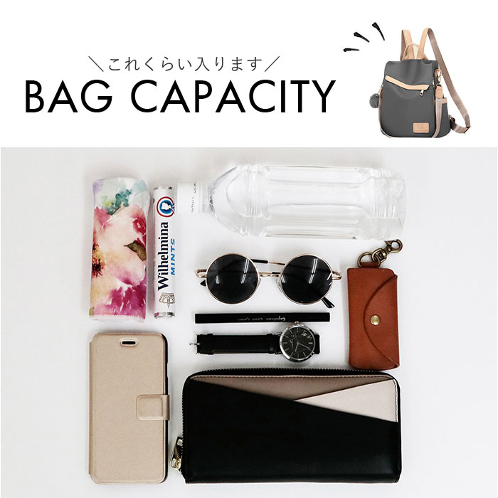 リュック 小さめ レディース ミニ 2way 通販 リュックサック バックパック ミニリュック 手持ち トート コンパクト 多数 ポケット 収納 使いやすい リュック | BACKYARD FAMILY | 17