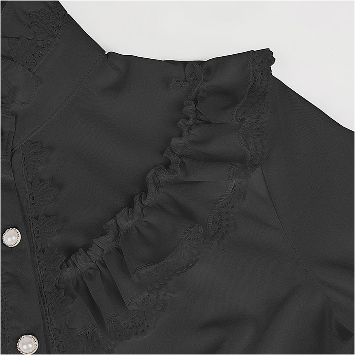 ブラウス レース レディース 通販 シャツ コスプレ フリル 長袖 フォーマル ハイネック リボン 春秋 春 秋 上質 レトロ イベント ロリータ ロリィタ ブラウス |  | 12