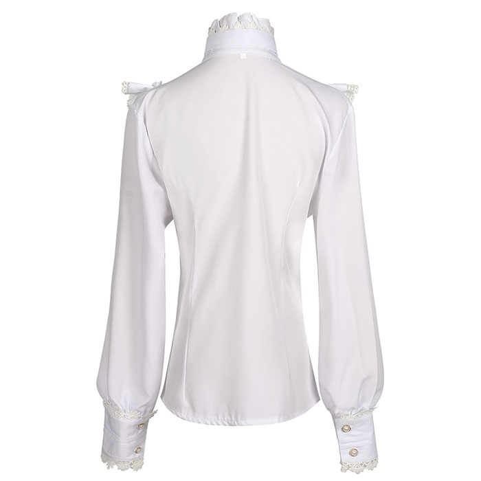 ブラウス レース レディース 通販 シャツ コスプレ フリル 長袖 フォーマル ハイネック リボン 春秋 春 秋 上質 レトロ イベント ロリータ ロリィタ ブラウス |  | 03