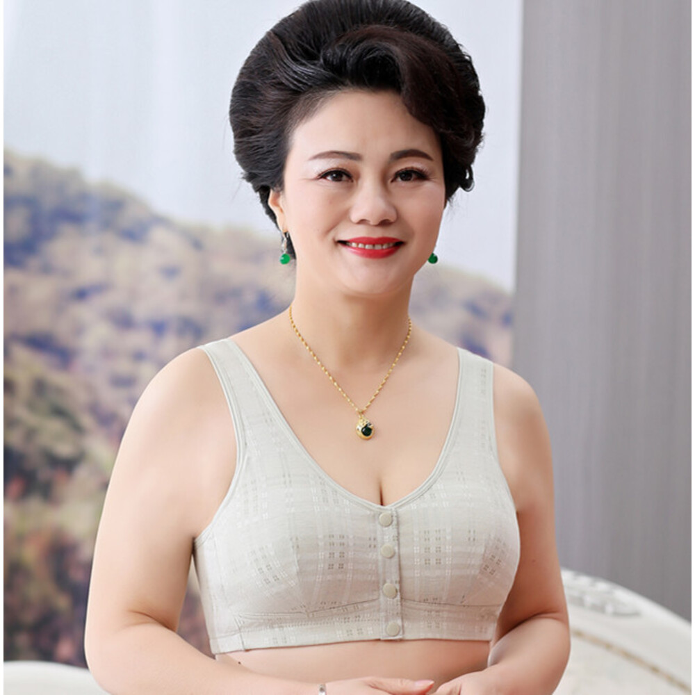 前開き ブラジャー 通販 前開きブラジャー ブラ ナイトブラ マタニティブラ 授乳ブラ 伸縮性 フルカップ 前あき ボタン コットン 綿 フロントボタン 前開き | BACKYARD FAMILY | 03