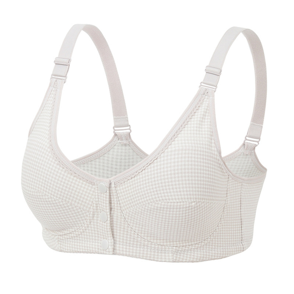 前開き ブラジャー 通販 前開きブラジャー ブラ ナイトブラ マタニティブラ 授乳ブラ フルカップ 前あき ボタン コットン 綿 吸汗性 通気性 前開き | BACKYARD FAMILY | 03