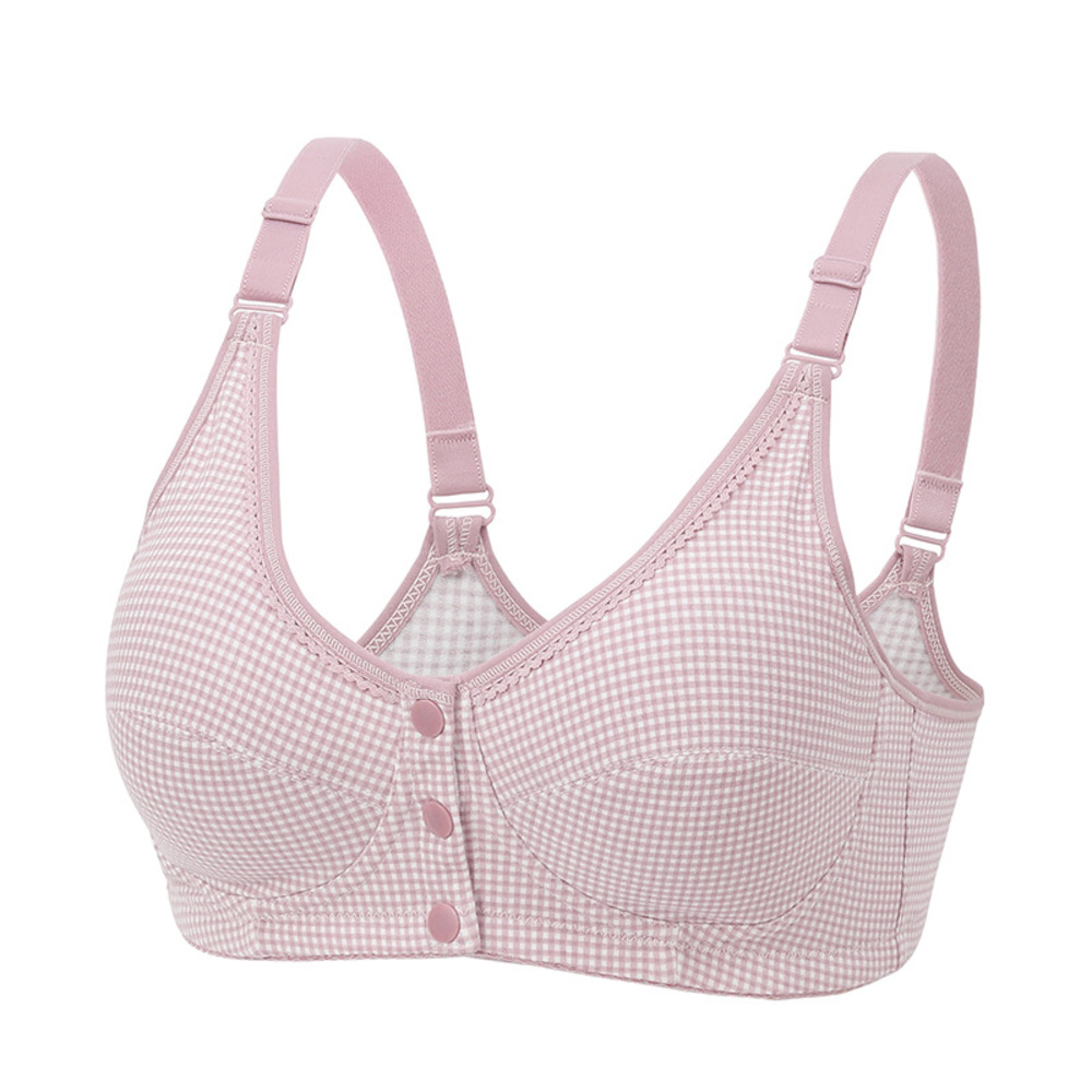 前開き ブラジャー 通販 前開きブラジャー ブラ ナイトブラ マタニティブラ 授乳ブラ フルカップ 前あき ボタン コットン 綿 吸汗性 通気性 前開き | BACKYARD FAMILY | 04