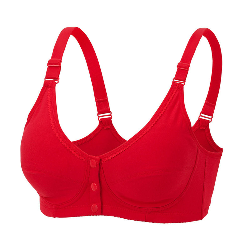 前開き ブラジャー 通販 前開きブラジャー ブラ ナイトブラ マタニティブラ 授乳ブラ フルカップ 前あき ボタン コットン 綿 吸汗性 通気性 前開き | BACKYARD FAMILY | 07