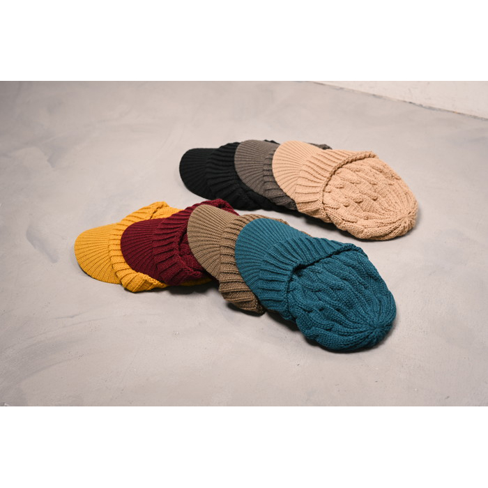 キャスケット レディース 秋冬 通販 つば付きニット帽 帽子 冬 秋 ニット帽子 ニットキャップ つば付 キャスケット帽子 かわいい 無地 洗える 手洗い |  | 08