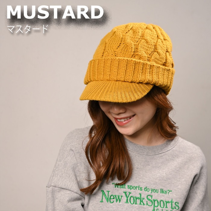 キャスケット レディース 秋冬 通販 つば付きニット帽 帽子 冬 秋 ニット帽子 ニットキャップ つば付 キャスケット帽子 かわいい 無地 洗える 手洗い |  | 15