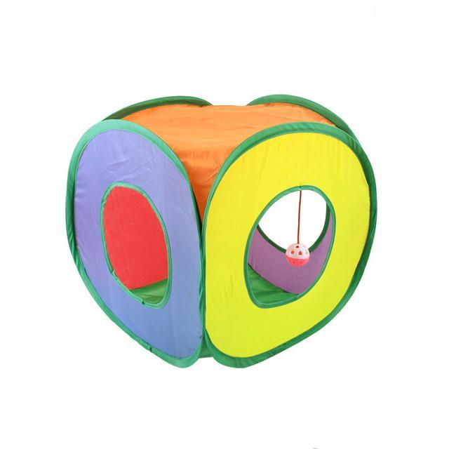 猫 トンネル 通販 おもちゃ 一人遊び 玩具 猫用 ねこ ネコ 折りたたみ キャットハウス 折り畳み テント ドーム キャットトンネル かわいい インテリア 雑貨 猫 | ブランド登録なし | 01