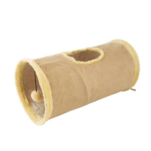 猫 通販猫 トンネル おもちゃ 一人遊び 玩具 猫用 ねこ ネコ モコモコ 折りたたみ コンパクト キャットトンネル おしゃれ かわいい インテリア 雑貨 知育 猫 | ブランド登録なし | 02