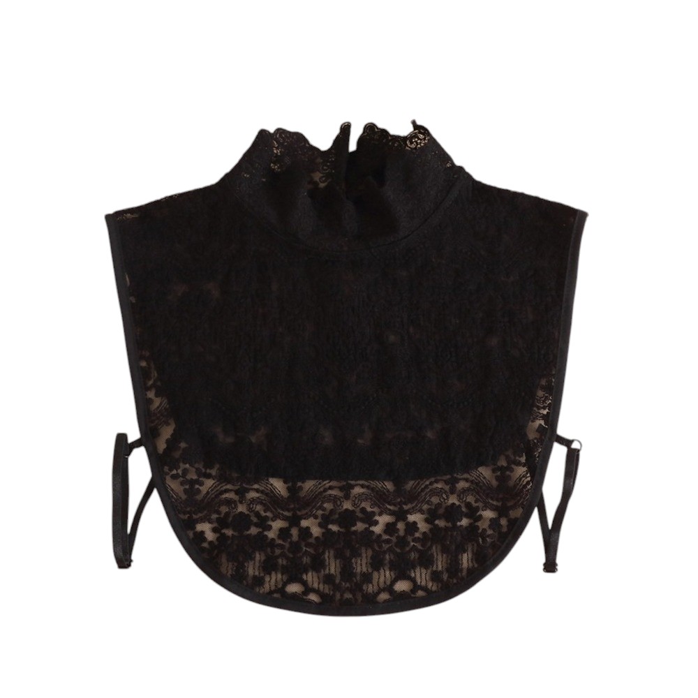 つけ襟 通販つけ襟 レース 高貴 花レース ブラウス付け襟 付け衿 付け襟 フリル レディース 重ね着 レイヤード 無地 レースつけ襟 小物 フリル付き かわいい | BACKYARD FAMILY | 02