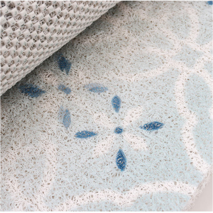 キッチンマット PVC 通販 キッチン マット 台所マット カットできる ふわふわ フワフワ PVC素材 長方形 すべり止め 滑り止め 丸洗いOK 北欧  キッチンマット |  | 15