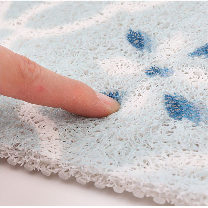 キッチンマット PVC 通販 キッチン マット 台所マット カットできる ふわふわ フワフワ PVC素材 長方形 すべり止め 滑り止め 丸洗いOK 北欧  キッチンマット |  | 06