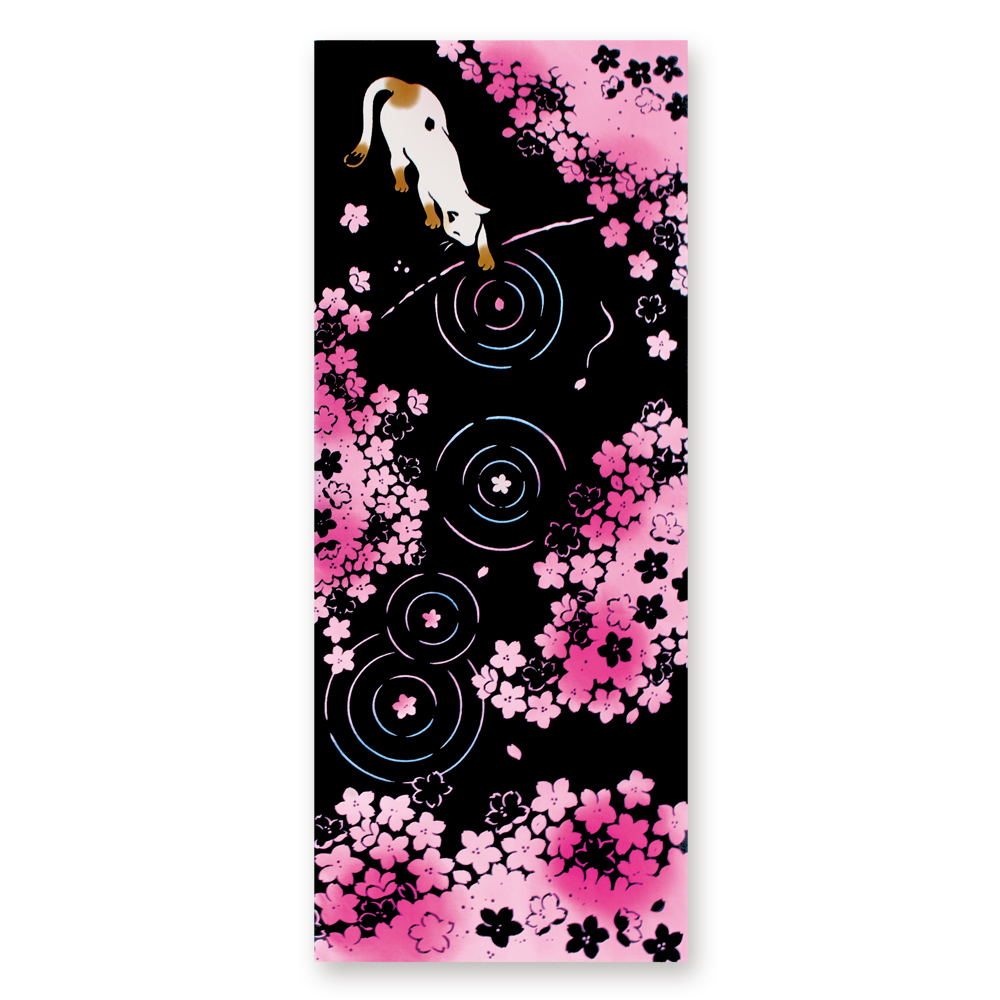 けねま 通販けねま てぬぐい 手ぬぐい タペストリー 手拭い 絵てぬぐい 絵手拭い 約 90×35cm 壁掛け おしゃれ かわいい インテリア 和柄 和風 タオル 日本製 | Fuji（釣り） | 01