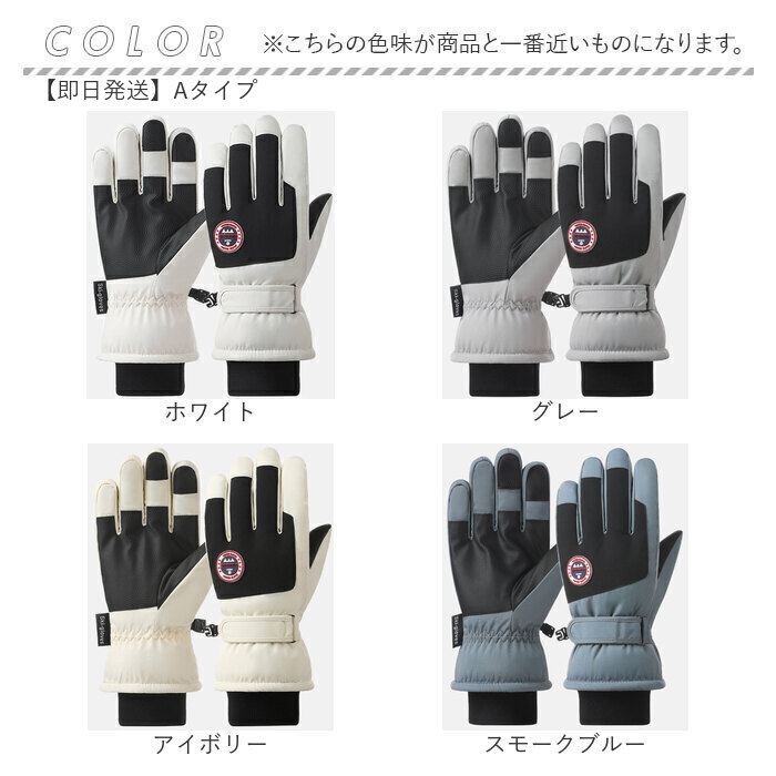 スキーグローブ レディース メンズ 通販 スキー グローブ 手袋 スノーグローブ 5本指 裏起毛 スマホ対応 保温 滑り止め すべり止め 暖かい スキーグローブ | DNS | 13