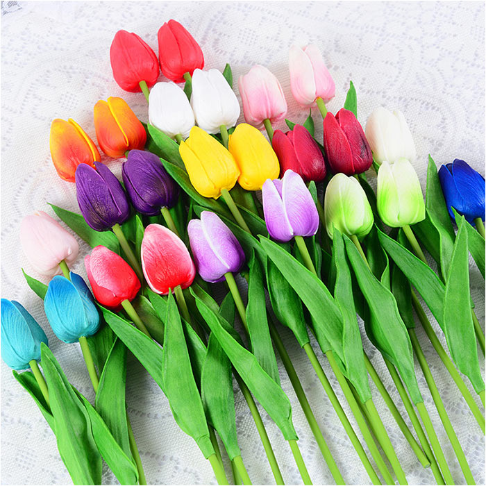 チューリップ 造花 通販 フェイクフラワー リアル インテリア アーティ