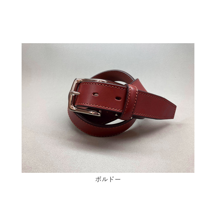 ベルト 通販ベルト メンズ 本革 革工房いんのしま KIB210 牛革ベルト 本革ベルト レザーベルト メンズベルト 紳士ベルト 牛革 革 幅 30mm W 100cm ベルト | CHAMBER | 19