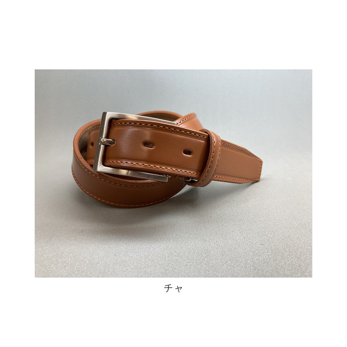 ベルト 通販ベルト メンズ 革工房いんのしま KIB501 メンズベルト 革ベルト レザーベルト 紳士ベルト 再生皮革 リサイクルレザー 幅 30mm W 100cm ベルト | CHAMBER | 15