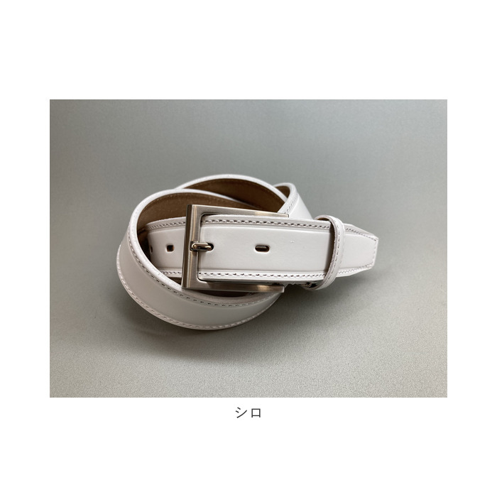 ベルト 通販ベルト メンズ 革工房いんのしま KIB501 メンズベルト 革ベルト レザーベルト 紳士ベルト 再生皮革 リサイクルレザー 幅 30mm W 100cm ベルト | CHAMBER | 16