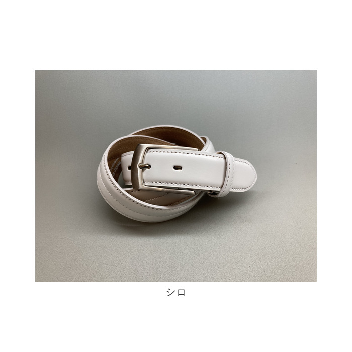 ベルト 通販ベルト メンズ 革工房いんのしま KIB503 メンズベルト 革ベルト レザーベルト 紳士ベルト 再生皮革 リサイクルレザー 幅 30mm W 100cm ベルト | CHAMBER | 16