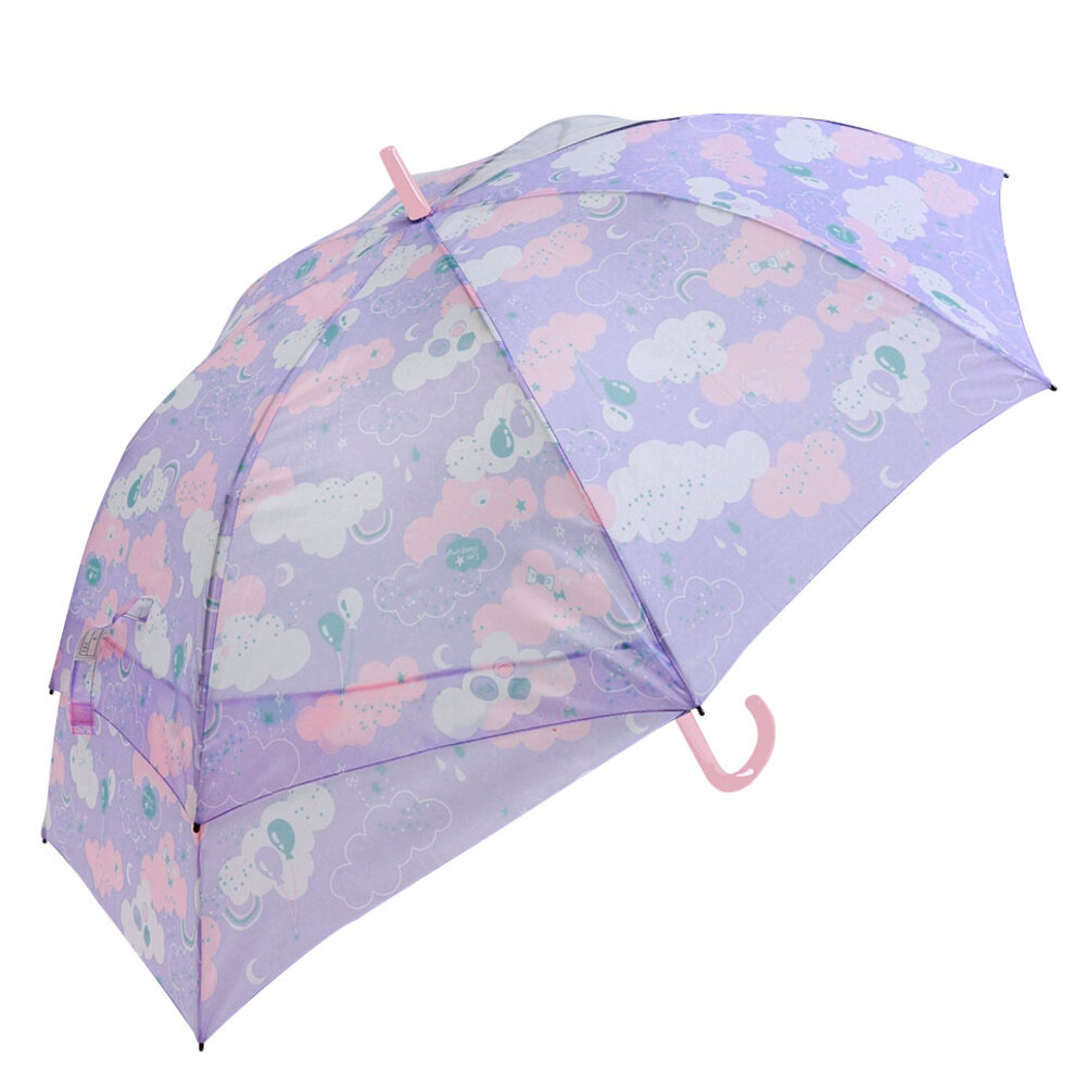 傘 通販傘 子供用 55 男の子 女の子 キッズ 子供 こども 子ども 子ども用 こども用 55cm 55センチ 手開き グラスファイバー骨 丈夫 折れにくい 透明窓付き 傘 |  | 10