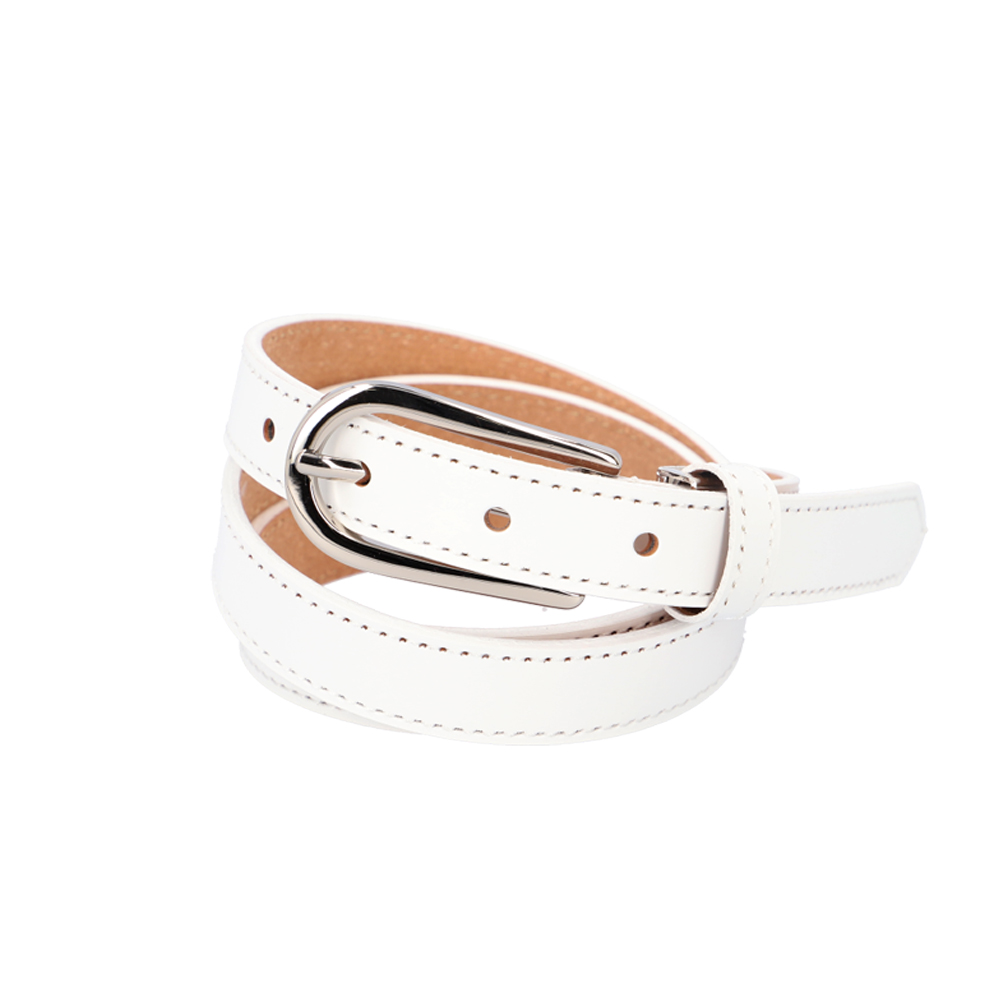 ベルト レディース 細い 通販 革工房いんのしま KIL012 レディースベルト 革ベルト レザーベルト 細ベルト 再生皮革 リサイクルレザー 幅 15mm W 90cm ベルト | KIL | 04