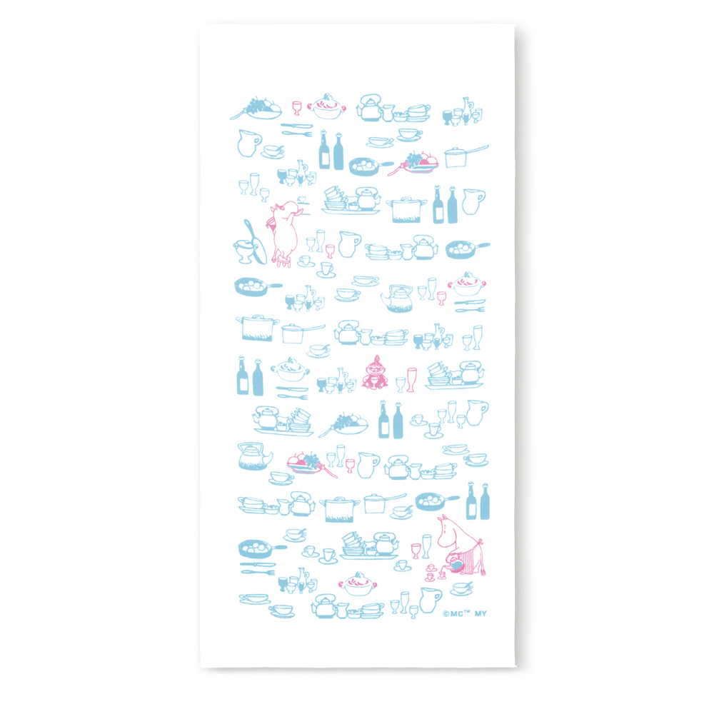 食器 通販食器 布巾 かわいい キッチンクロス キャラクター ふきん クロス 大きめ 大きい 薄手 うすい 薄い キッチン 水まわり 吸水 速乾 ドビー 生地 食器 | MOOMIN | 08