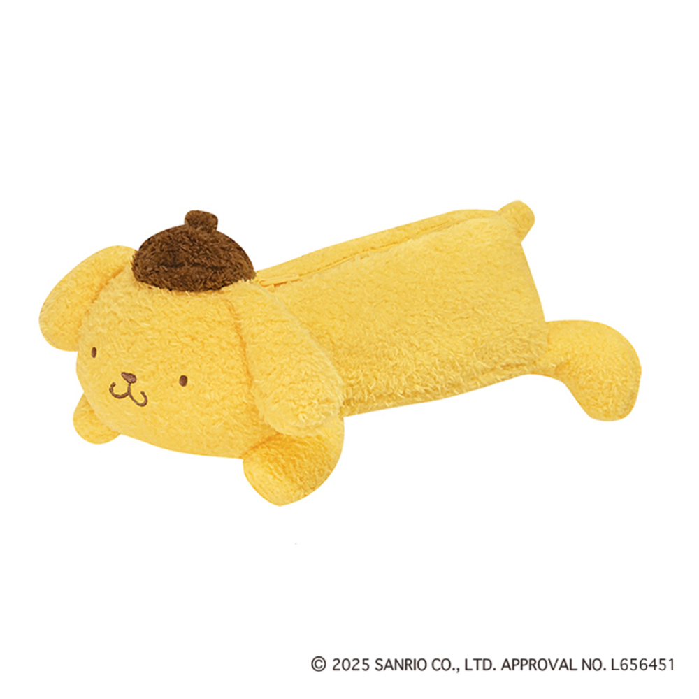 ぬいぐるみ ペンケース 動物 通販 キャラクター 筆箱 ペンポーチ ペンケース ふでばこ ポムポムプリン くたっと 小物入れ サンリオ カミオジャパン ぬいぐるみ | カミオジャパン | 06