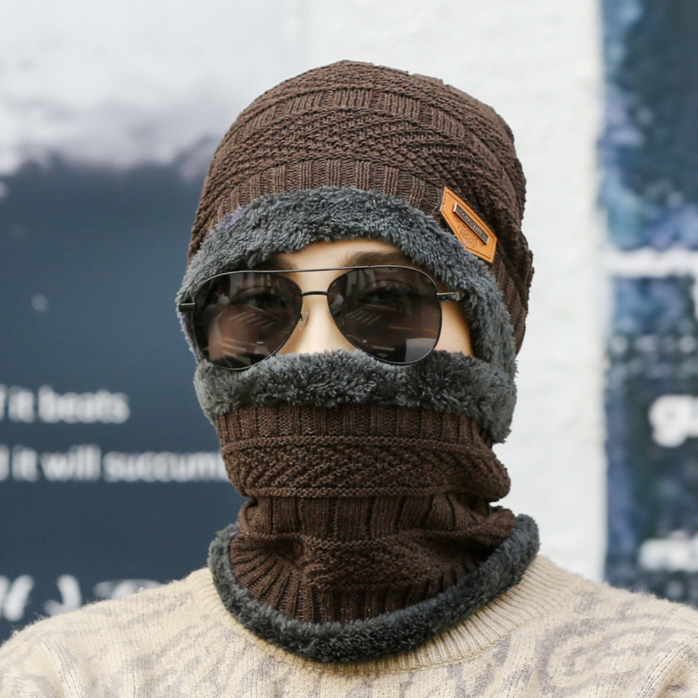 ニット帽 通販ニット帽 レディース スヌード 2点セット ニット帽子 ニット 帽子 裏起毛 ふわふわ もこもこ ふんわり 無地 編み目 ゆったり あったか ニット帽 | ブランド登録なし | 06