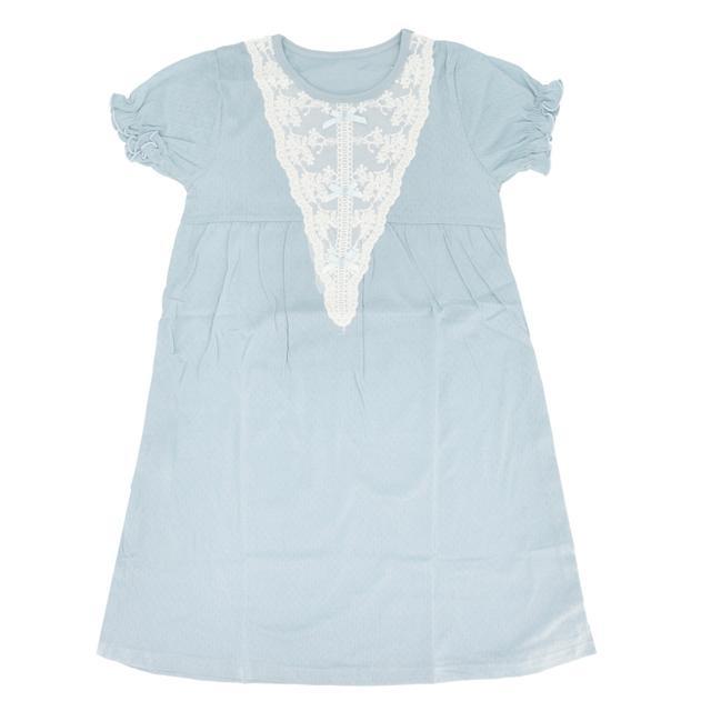 パジャマ キッズ 女の子 通販 半袖 ワンピース 150 140 130 120 110 cm センチ ルームウェア 子供服 部屋着 子ども 可愛い 春 春夏 ナイトウェア 夏用 パジャマ |  | 02