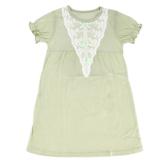 パジャマ キッズ 女の子 通販 半袖 ワンピース 150 140 130 120 110 cm センチ ルームウェア 子供服 部屋着 子ども 可愛い 春 春夏 ナイトウェア 夏用 パジャマ |  | 03