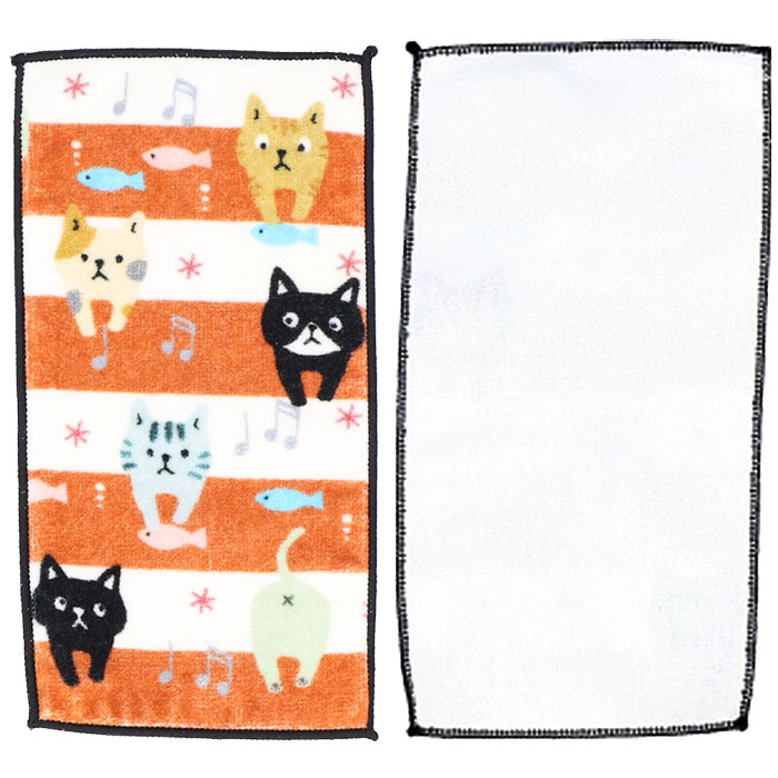 ミニタオル 通販ミニタオル 猫 お洒落 ミニタオルハンカチ 開運 ハンカチタオル タオルハンカチ タオル ミニ ハンドタオル ネコ ねこ おしゃれ  ミニタオル | ブランド登録なし | 13