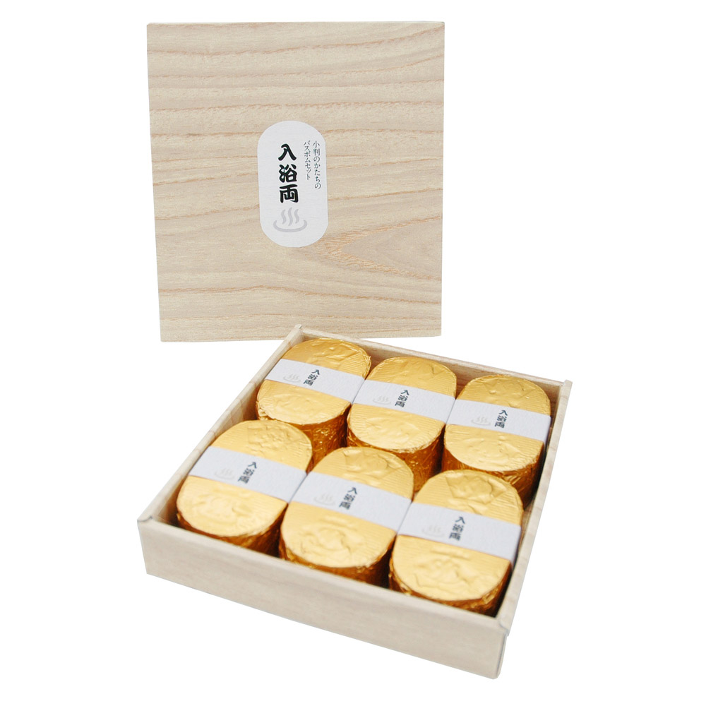 入浴剤 通販入浴剤 セット 小判型 バスボム 入浴両 6個入り ギフト プチギフト 贈り物 五洲薬品 お年賀 母の日 父の日 お祝い 敬老の日 バスグッズ バス用品 | 五洲薬品 | 01