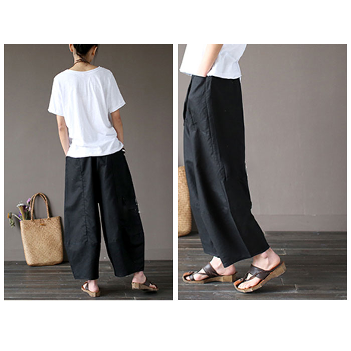バルーンパンツ バルーン レディース 通販 サーカスパンツ ワイドパンツ サルエルパンツ コクーンパンツ リネンパンツ ゆったり 大きいサイズ バルーンパンツ | ブランド登録なし | 06