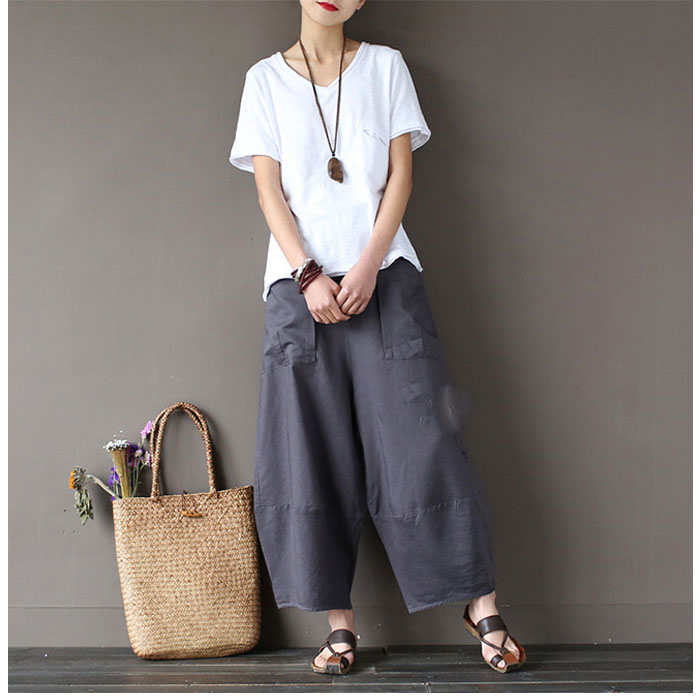 バルーンパンツ バルーン レディース 通販 サーカスパンツ ワイドパンツ サルエルパンツ コクーンパンツ リネンパンツ ゆったり 大きいサイズ バルーンパンツ | ブランド登録なし | 08