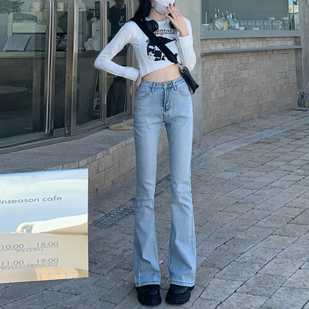 デニムパンツ レディース 通販 ジーンズ ジーパン ストレッチパンツ ブーツカットパンツ パンツ 長ズボン ロングパンツ ブーツカット ストレッチ デニムパンツ | BACKYARD FAMILY | 02