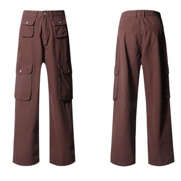 カーゴパンツ レディース ゆったり 通販 ワイドパンツ 長ズボン ズボン 作業着 ワイド ルーズ 太め ポケット ボトムス 10分丈 シンプル 無地 楽  カーゴパンツ | BACKYARD FAMILY | 15