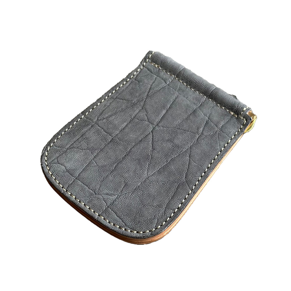 二つ折り マネークリップ 財布 通販 日本製 さいふ 革 革財布 お札