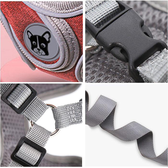 ハーネスリード 犬 通販 ハーネス リード付き ハーネスリードセット ハーネス＆リード 胴輪 首輪 リードセット 犬具 簡単装着 一体型 犬用 猫用 ハーネスリード |  | 14