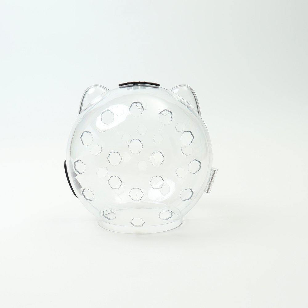 猫 爪切り マスク 通販 口輪 ペットマスク 爪切り補助用 エリザベスカラー キャットマズル 宇宙ヘッドギア 透明 噛みつき防止 拾い食い防止 通気性 猫 | BACKYARD FAMILY | 01