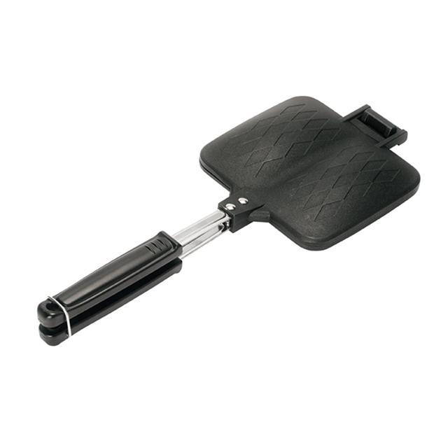 ホットサンドメーカー 通販ホットサンドメーカー 直火 ダブル ホットサンド フライパン ガスコンロ専用 パニーニ風 焼き目 おしゃれ 朝食 ホットサンドメーカー |  | 01