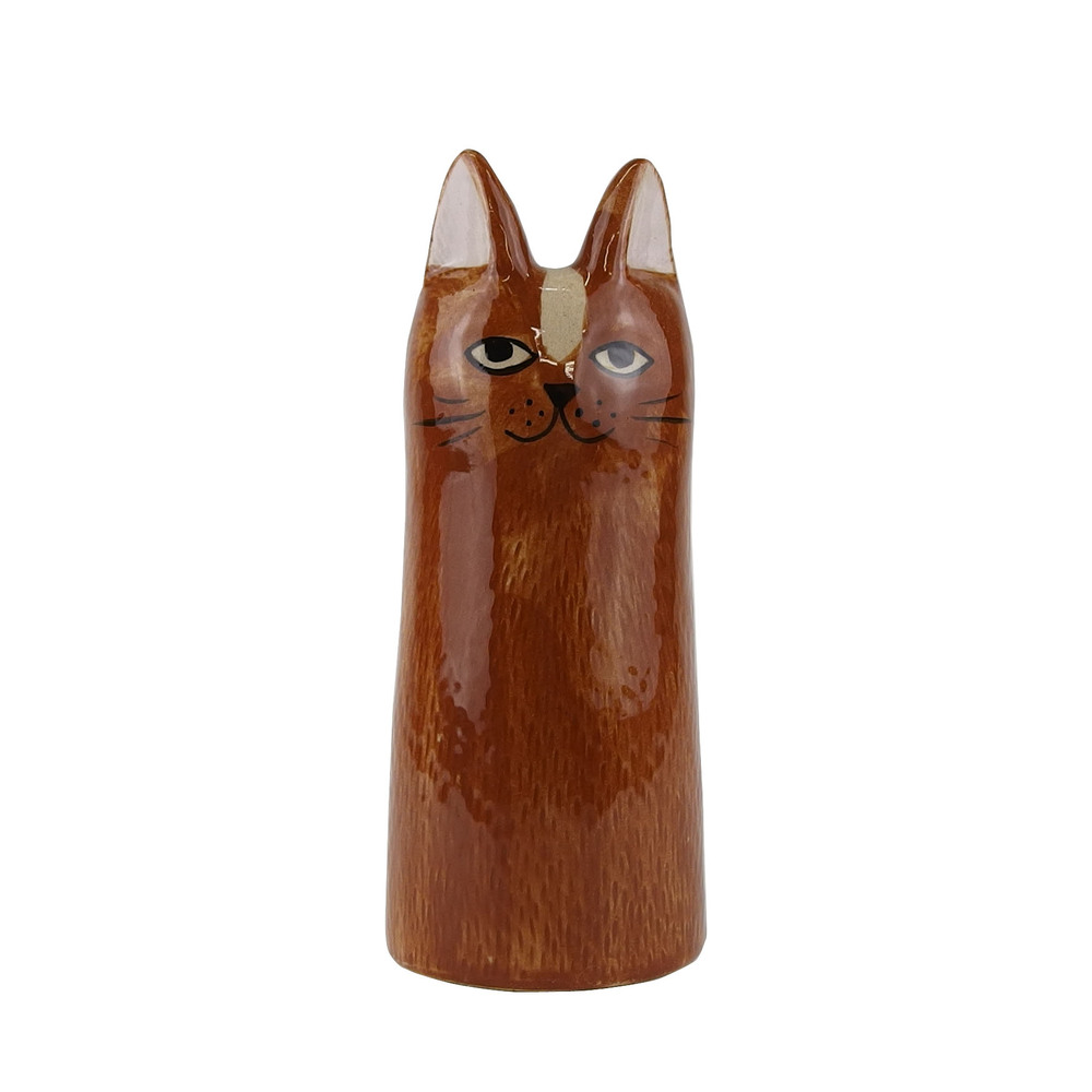 chato キダサトコ　猫　花瓶　フラワーベース chato キダサトコ 猫 花瓶 フラワーベース - メルカリ