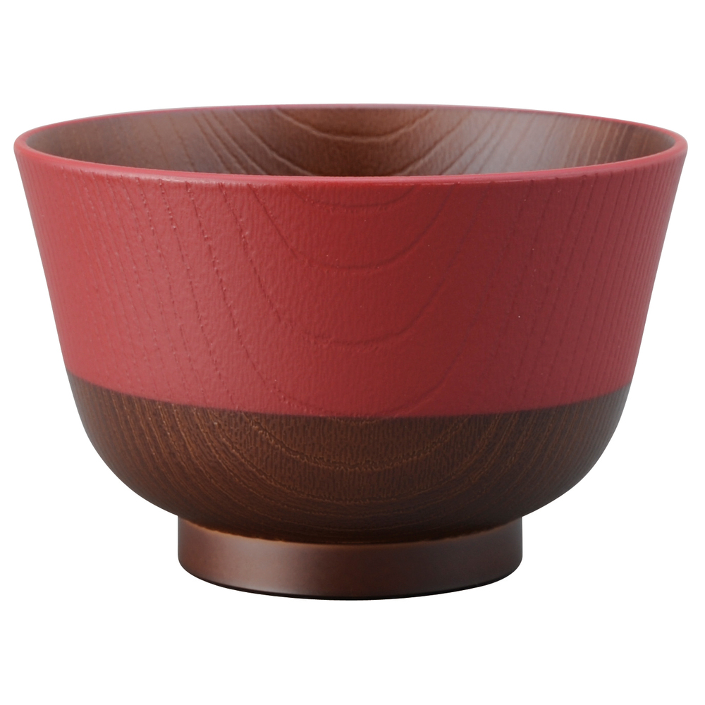 お椀 通販お椀 食洗機対応 にっぽん伝統色 羽反塗分 汁椀 しるわん おわん 電子レンジ対応 日本製 約 12cm 食器 皿 木目 味噌汁 おしゃれ キッチン雑貨  お椀 | ブランド登録なし | 02