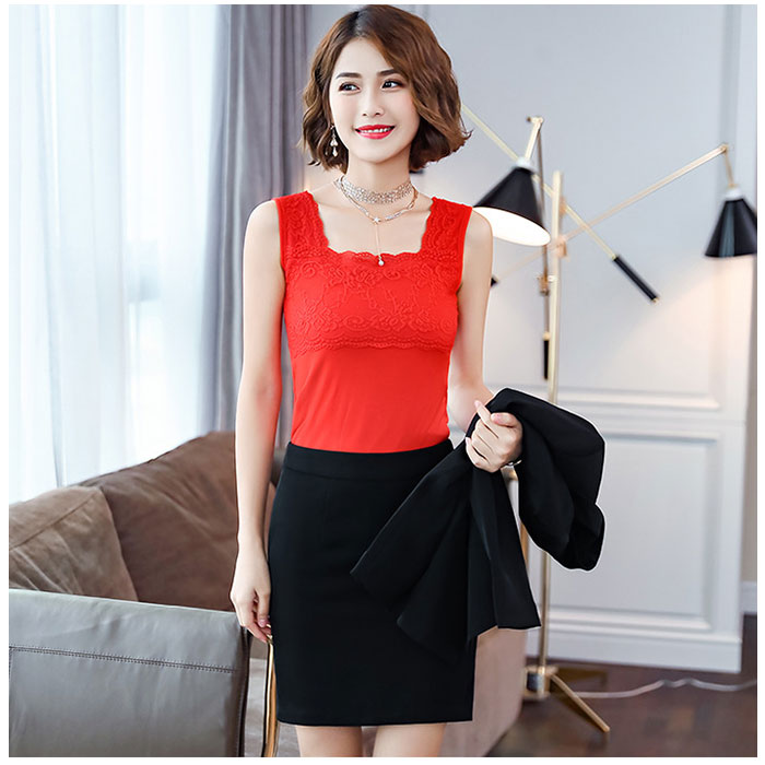 タンクトップ レース 通販 ノースリーブ トップス キャミソール スクエアネック レイヤード 重ね着 シャツ インナー レディース 薄手 スリム 夏 タンクトップ |  | 06