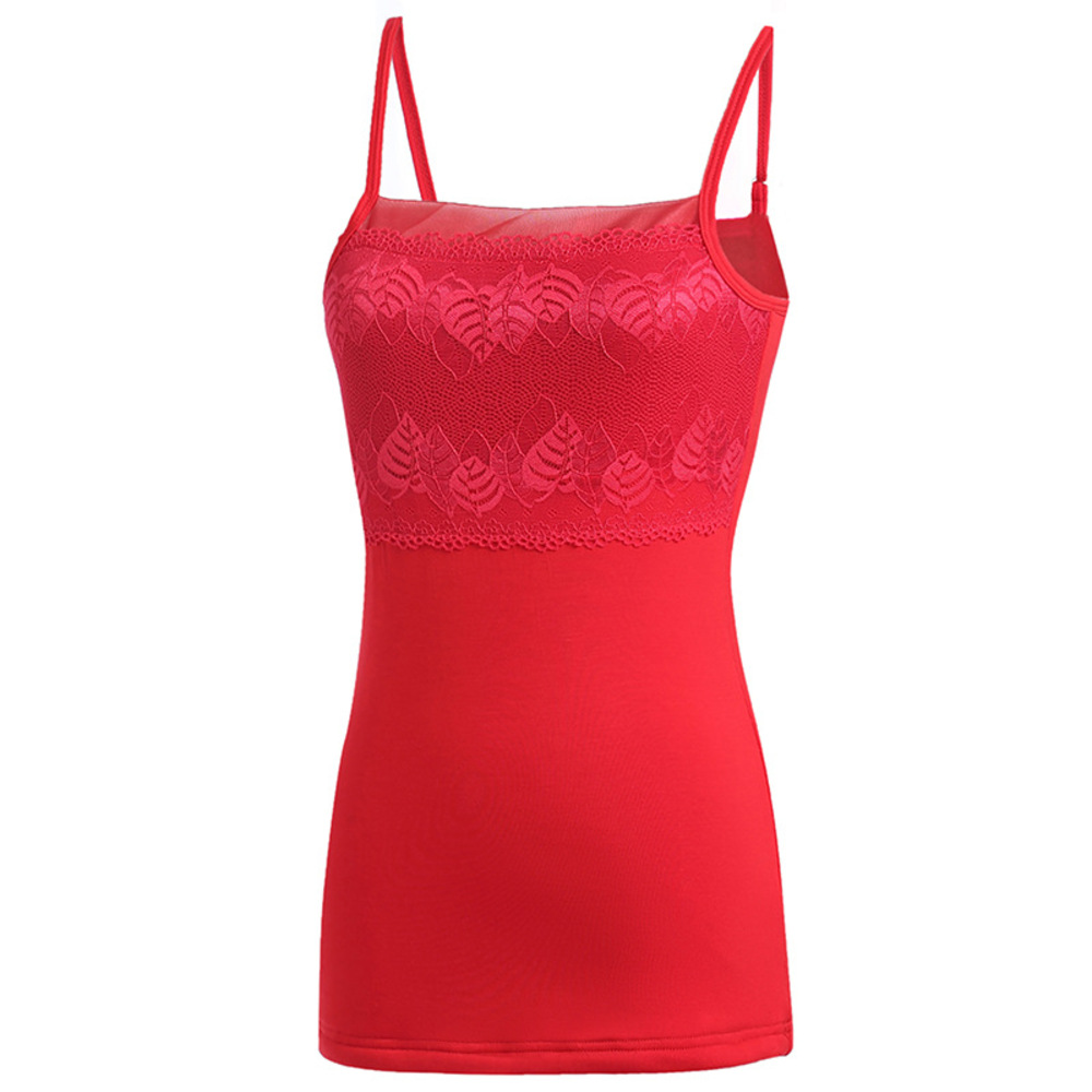 キャミソール レース 通販 ノースリーブ トップス タンクトップ スクエアネック レイヤード 重ね着 シャツ インナー レディース 薄手 スリム 夏 キャミソール | BACKYARD FAMILY | 02