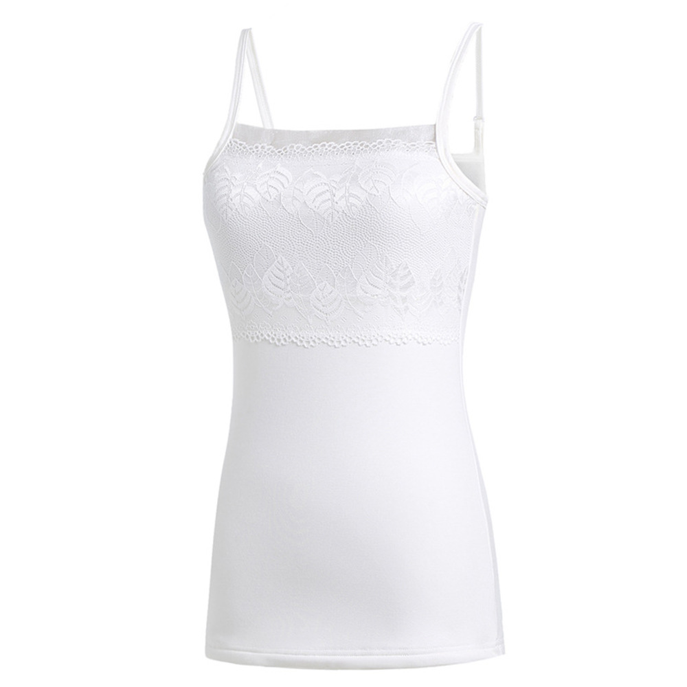 キャミソール レース 通販 ノースリーブ トップス タンクトップ スクエアネック レイヤード 重ね着 シャツ インナー レディース 薄手 スリム 夏 キャミソール | BACKYARD FAMILY | 01