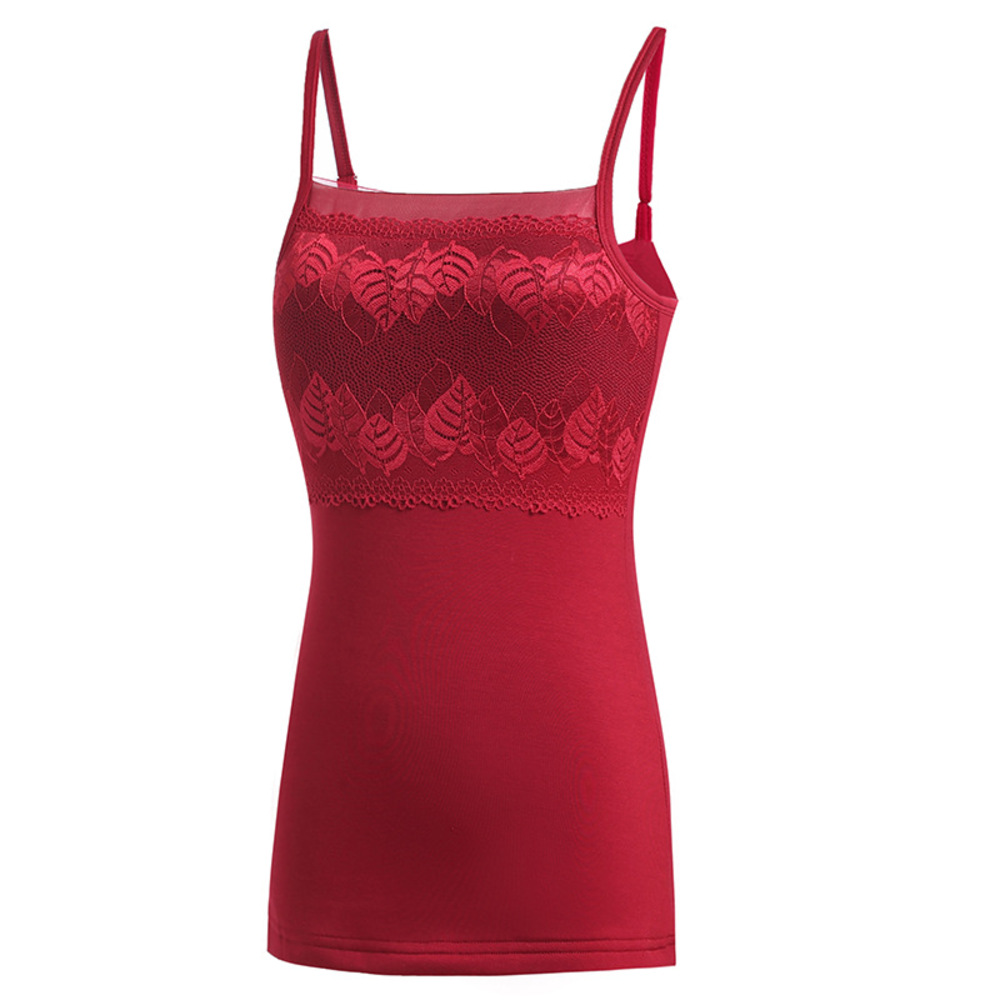 キャミソール レース 通販 ノースリーブ トップス タンクトップ スクエアネック レイヤード 重ね着 シャツ インナー レディース 薄手 スリム 夏 キャミソール | BACKYARD FAMILY | 04