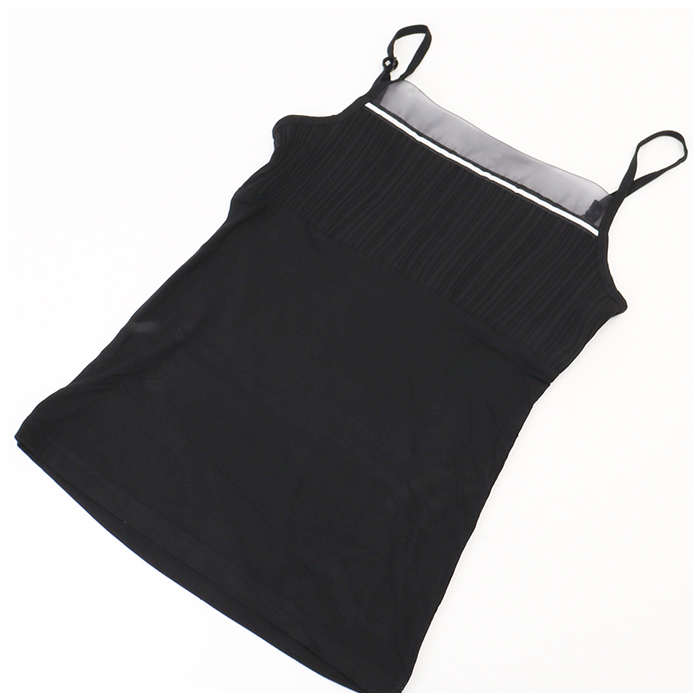 キャミソール ギャザー 通販 ノースリーブ トップス タンクトップ V ネック レイヤード 重ね着 シャツ インナー レディース セクシー スリム キャミソール |  | 14